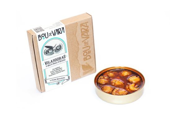 Volandeiras “do bou” de Rianxo en salsa marinera